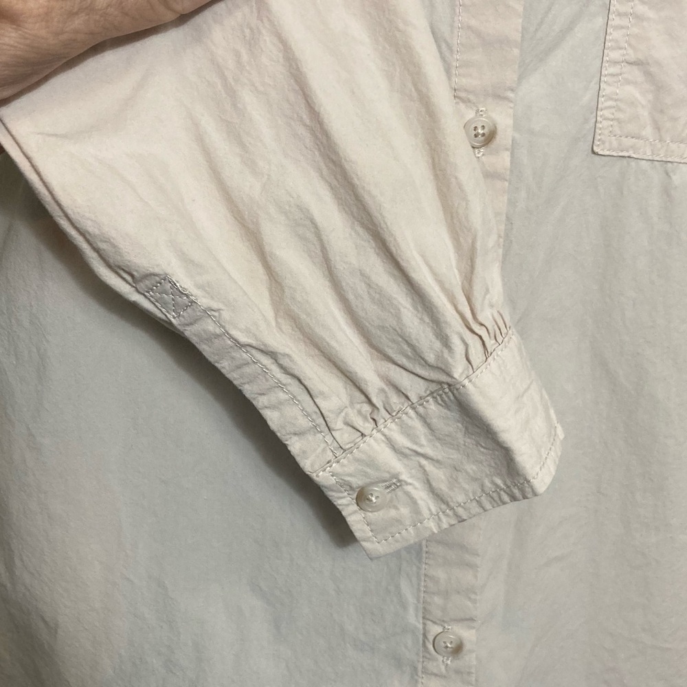 Zara Women’s Cotton, Oversized, Button down Tunic Shirt, EUC size 11/12 - Picture 11 of 12